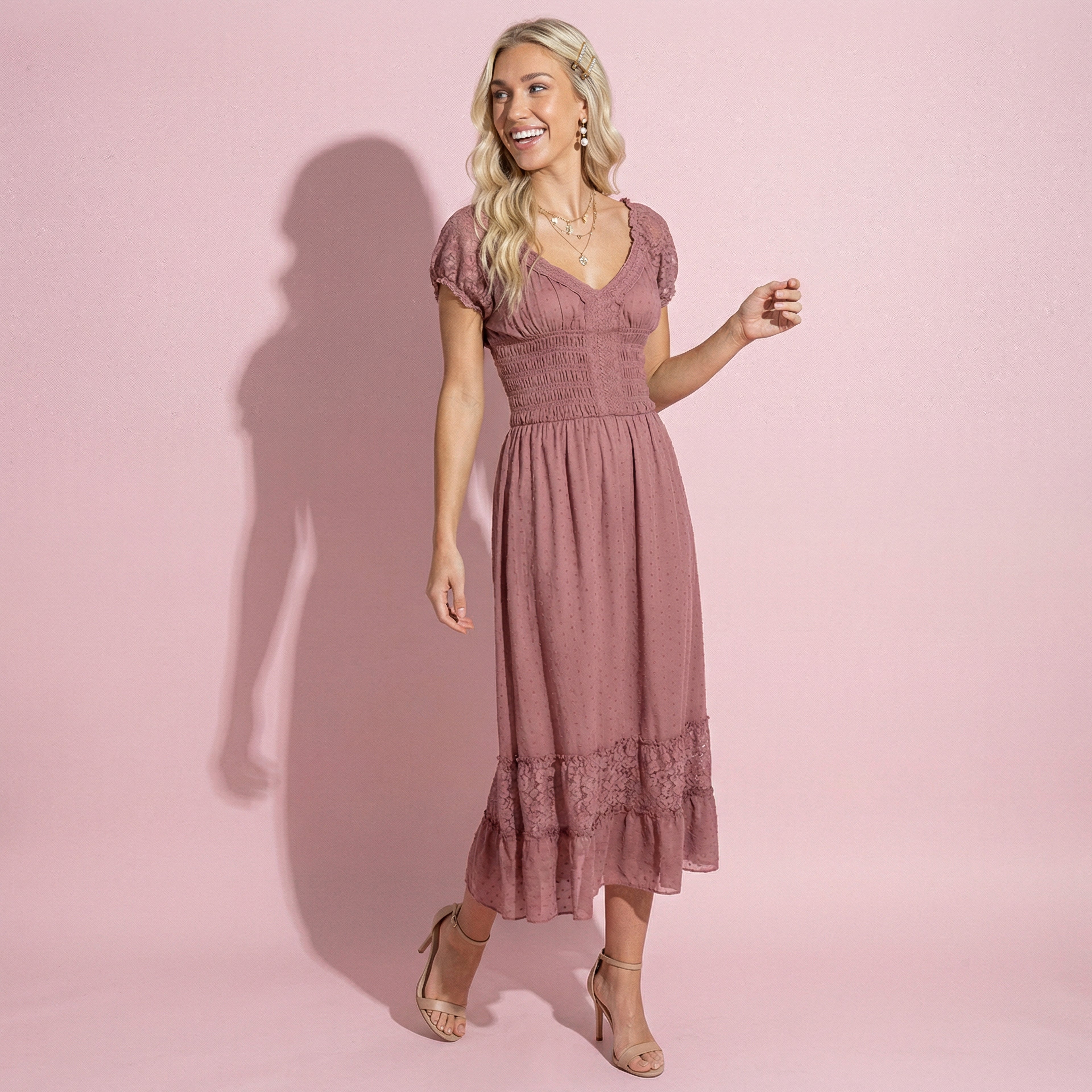 Renaissance Boho Lace Maxi Dress