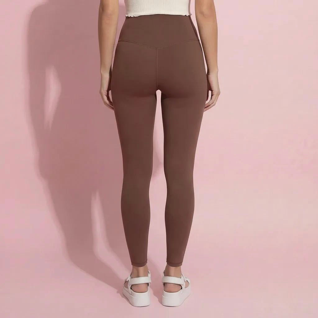 Anna-Kaci Active Women's Seamless High Waist Compression Leggings with Smooth Sculpting Fit and Stretch Fabric