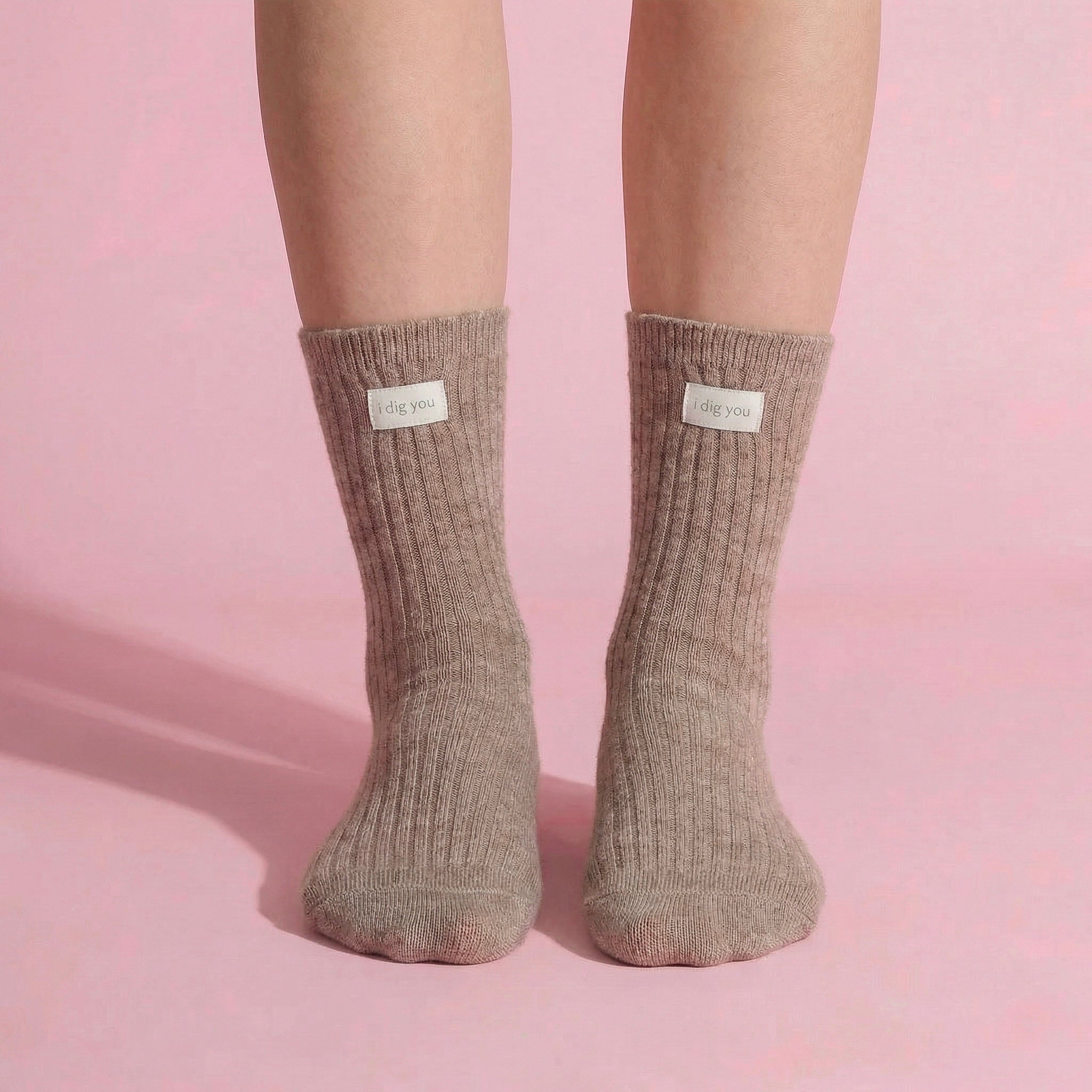 Anna-Kaci Women's 3-Pair Ribbed Crew Socks Set Soft Stretch Knit Fabric Minimal Everyday Comfort Socks