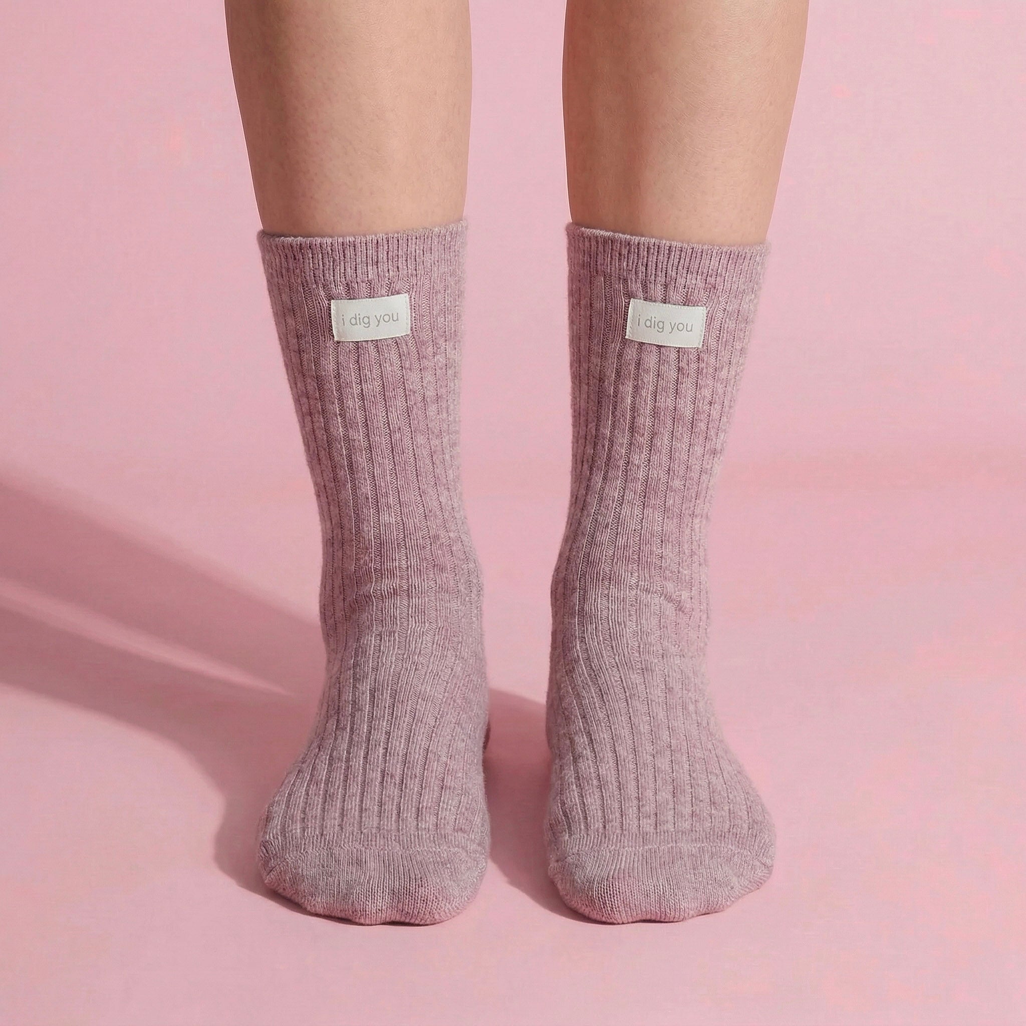 Anna-Kaci Women's 3-Pair Ribbed Crew Socks Set Soft Stretch Knit Fabric Minimal Everyday Comfort Socks