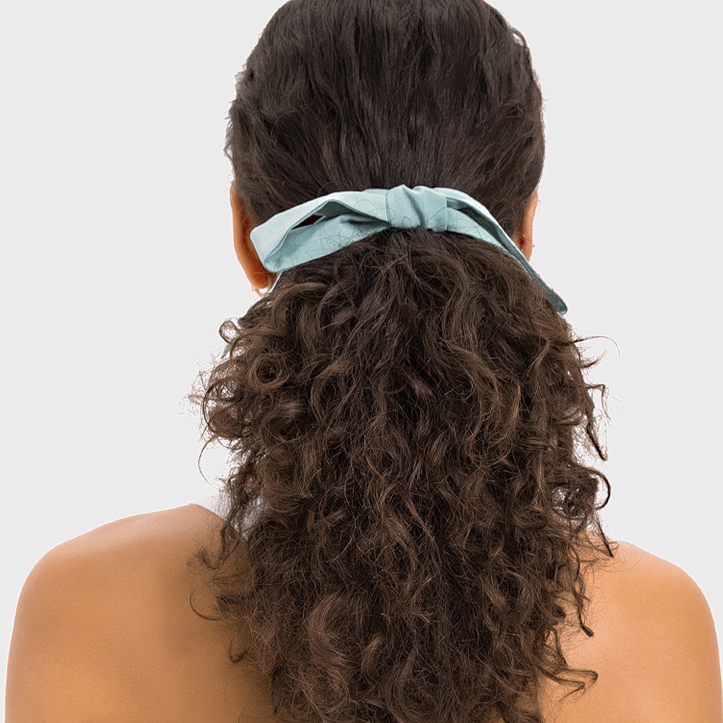 Anna-Kaci Elastic Hair Ties with Long Bows, Hair Scrunchies with Knotted Bow Ribbon for Women Girls