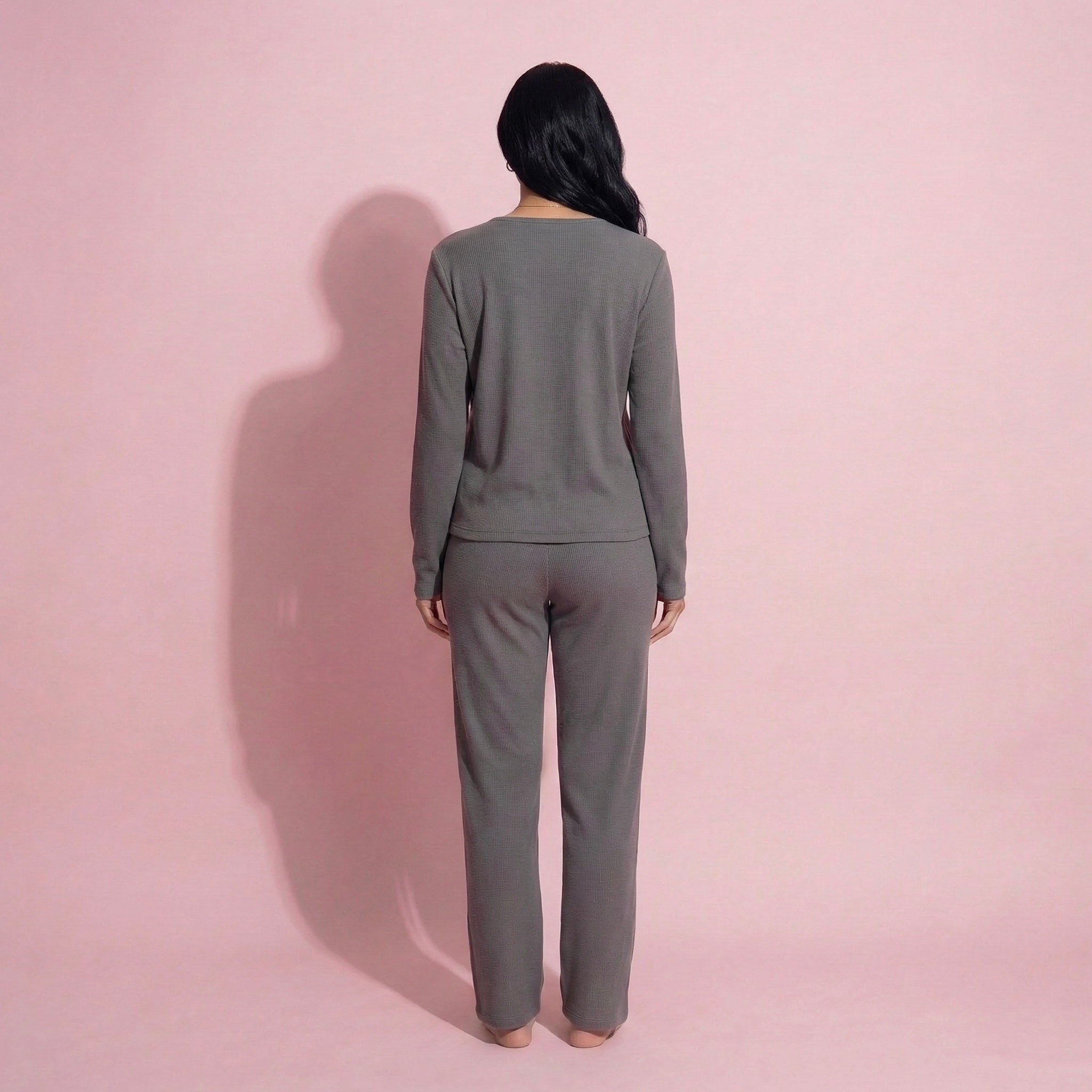 Anna-Kaci Women's 2-Piece Set Soft Knit Lounge Pants and Button-Up Cardigan with Tank Top