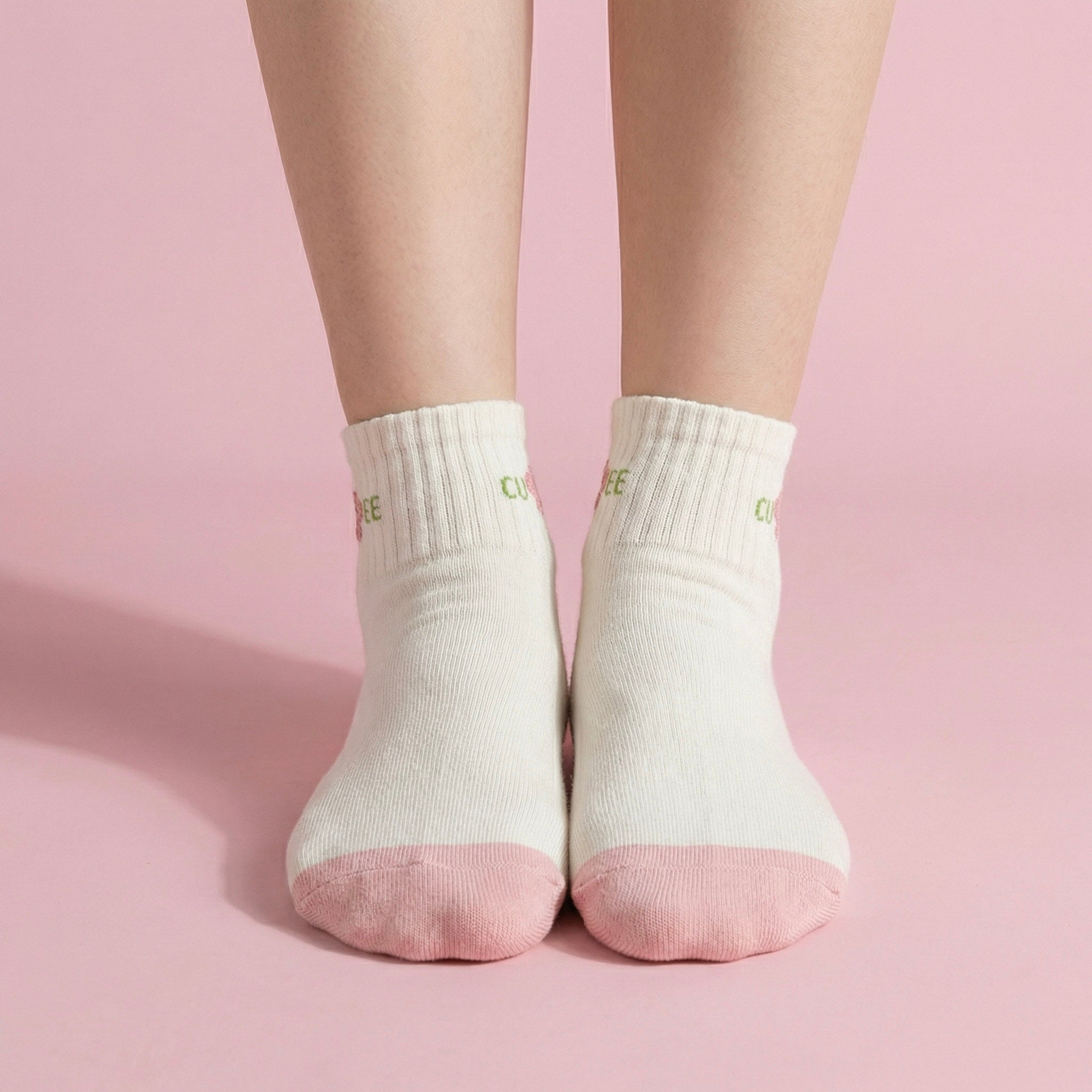 Anna-Kaci 5 Pairs Women's Low Cut Ankle Socks with Polka Dot and Stripe Patterns Soft Cotton Anti-Pilling Casual Everyday Style