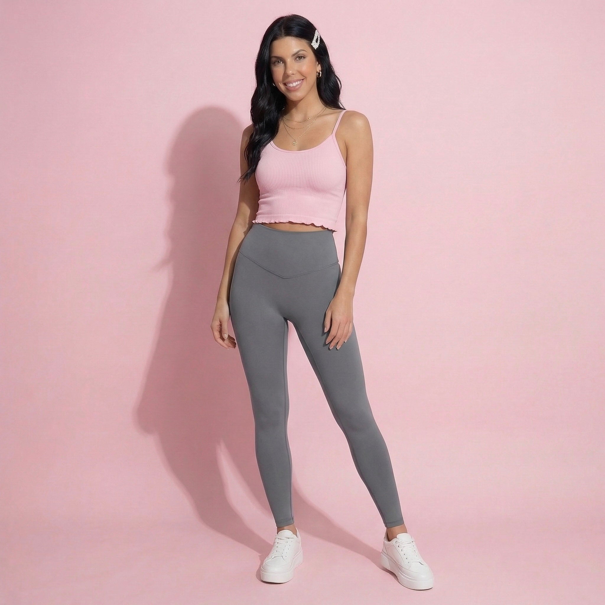 Anna-Kaci Active Women's Seamless High Waist Compression Leggings with Smooth Sculpting Fit and Stretch Fabric