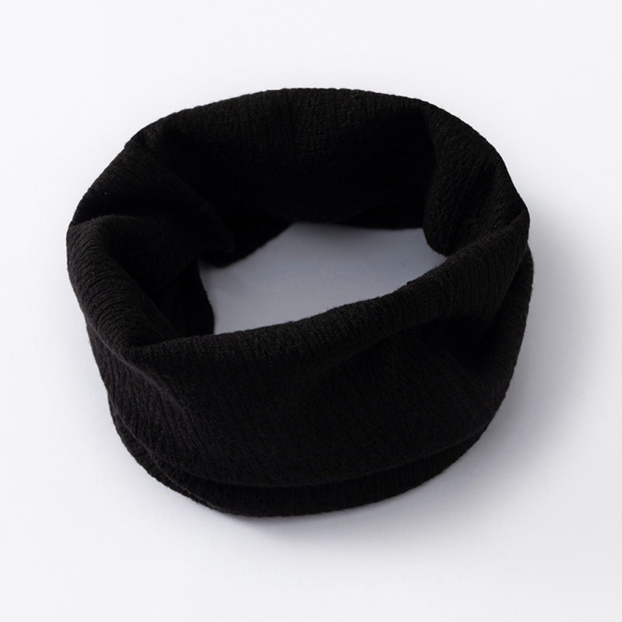 Anna-Kaci Soft Knit Infinity Scarf with Textured Loop Design for Cozy Layering and Comfortable Everyday Cold-Weather Wear 9x14in