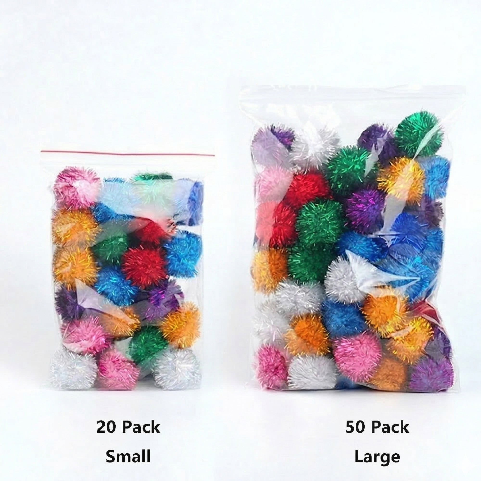 Anna-Kaci Crinkle Cat Toy Balls Interactive Foil Cat Toys Lightweight Cat Play Balls for Indoor Cats
