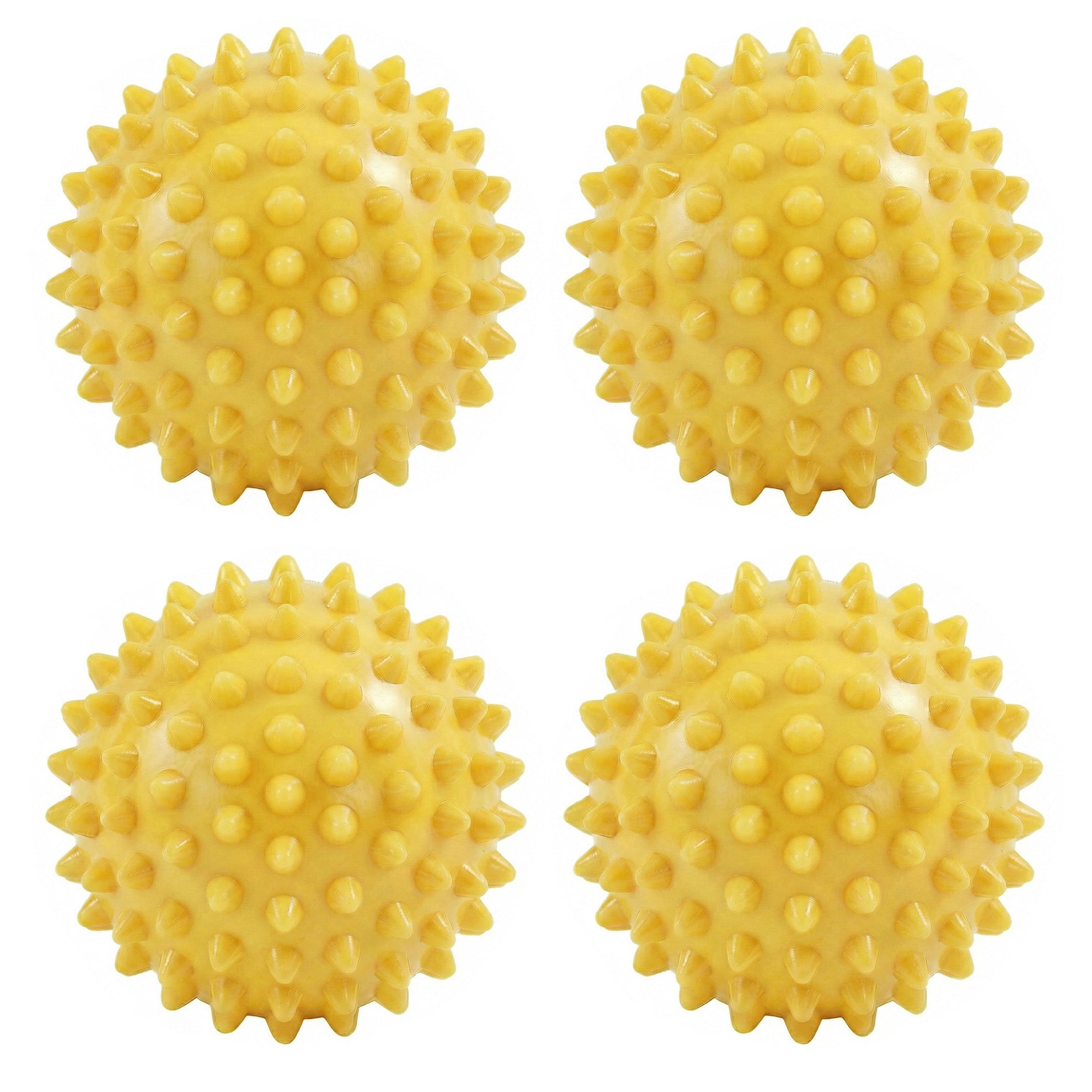 Anna-Kaci 4-PC Spiky Massage Ball for Muscle Relief and Trigger Point Therapy