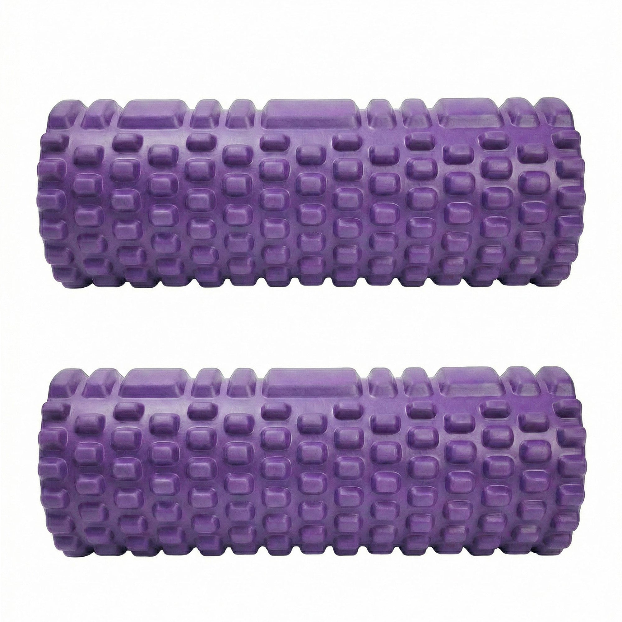 Anna-Kaci 2-PC Textured Foam Roller for Deep Tissue Muscle Recovery and Mobility