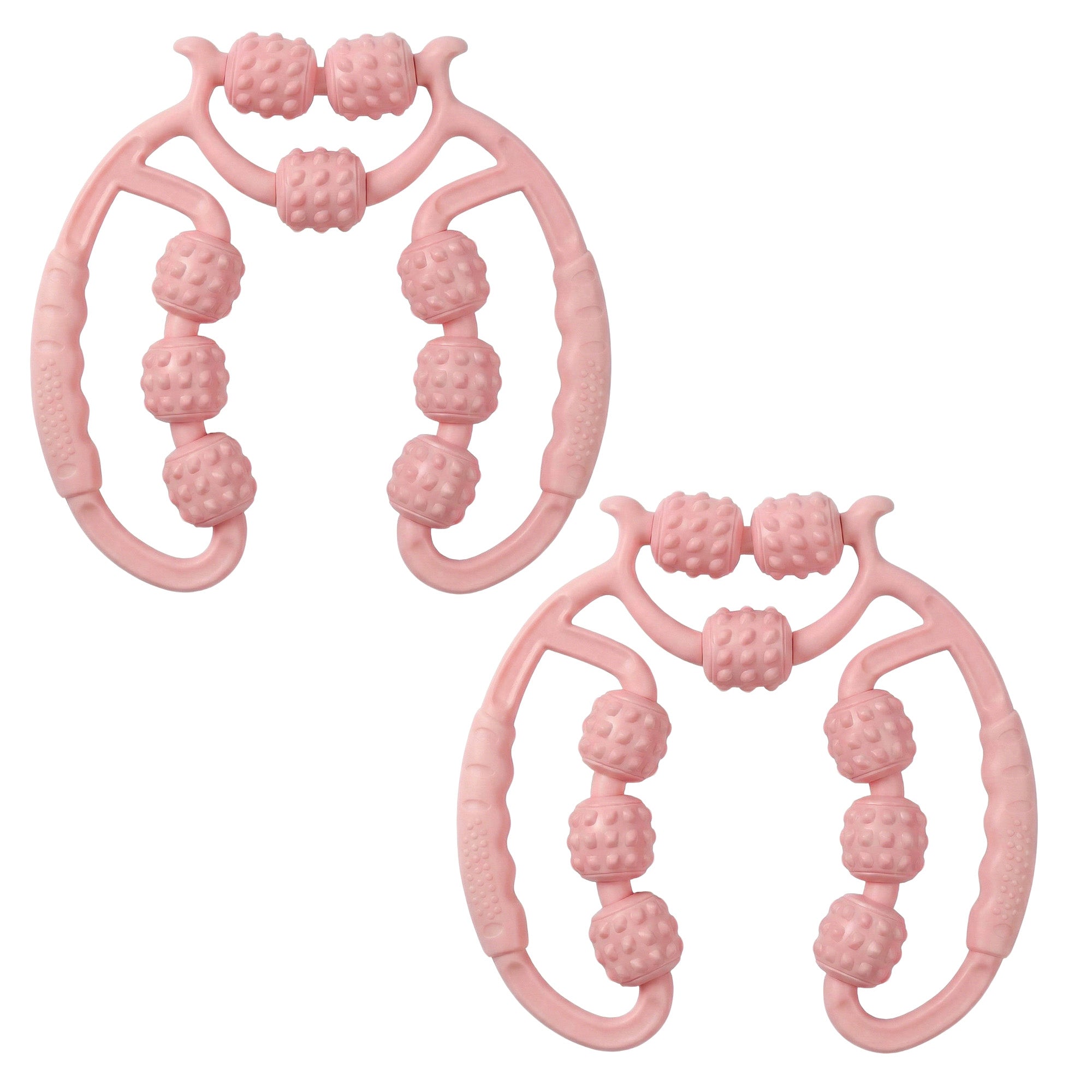 Anna-Kaci 2-PC Handheld Muscle Roller Massager for Deep Tissue Relief