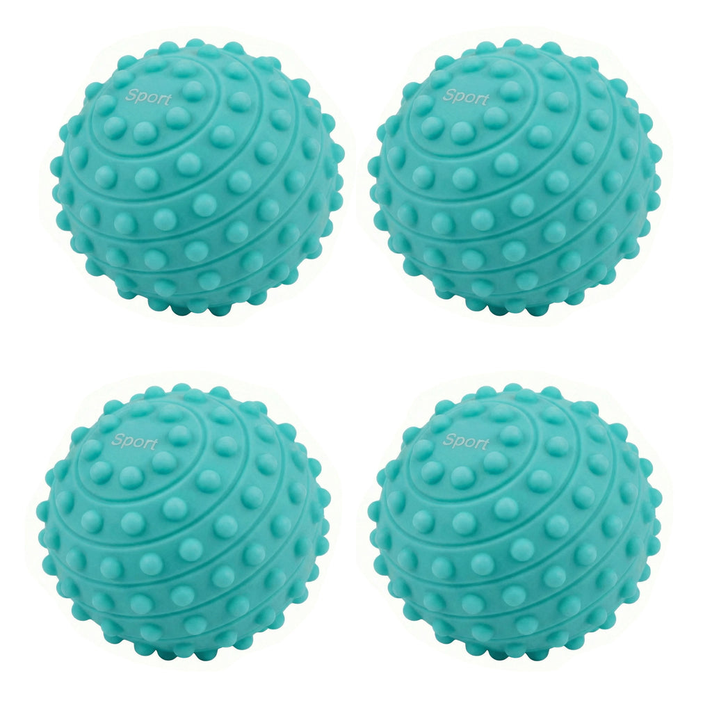 Anna-Kaci 4-PC Textured Massage Ball for Muscle Recovery and Deep Tissue Relief