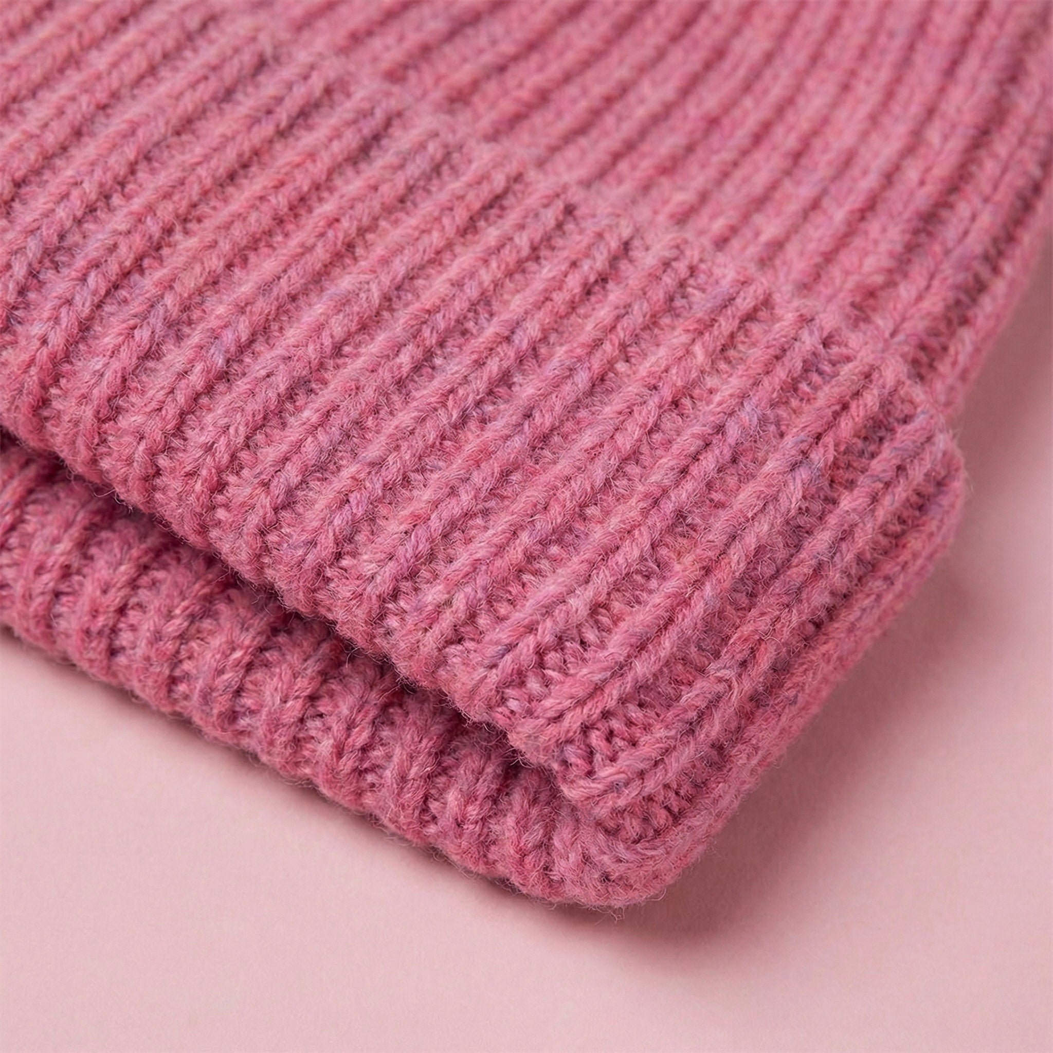 Anna-Kaci Soft Knit Winter Beanie with Warm Thick Ribbed Texture
