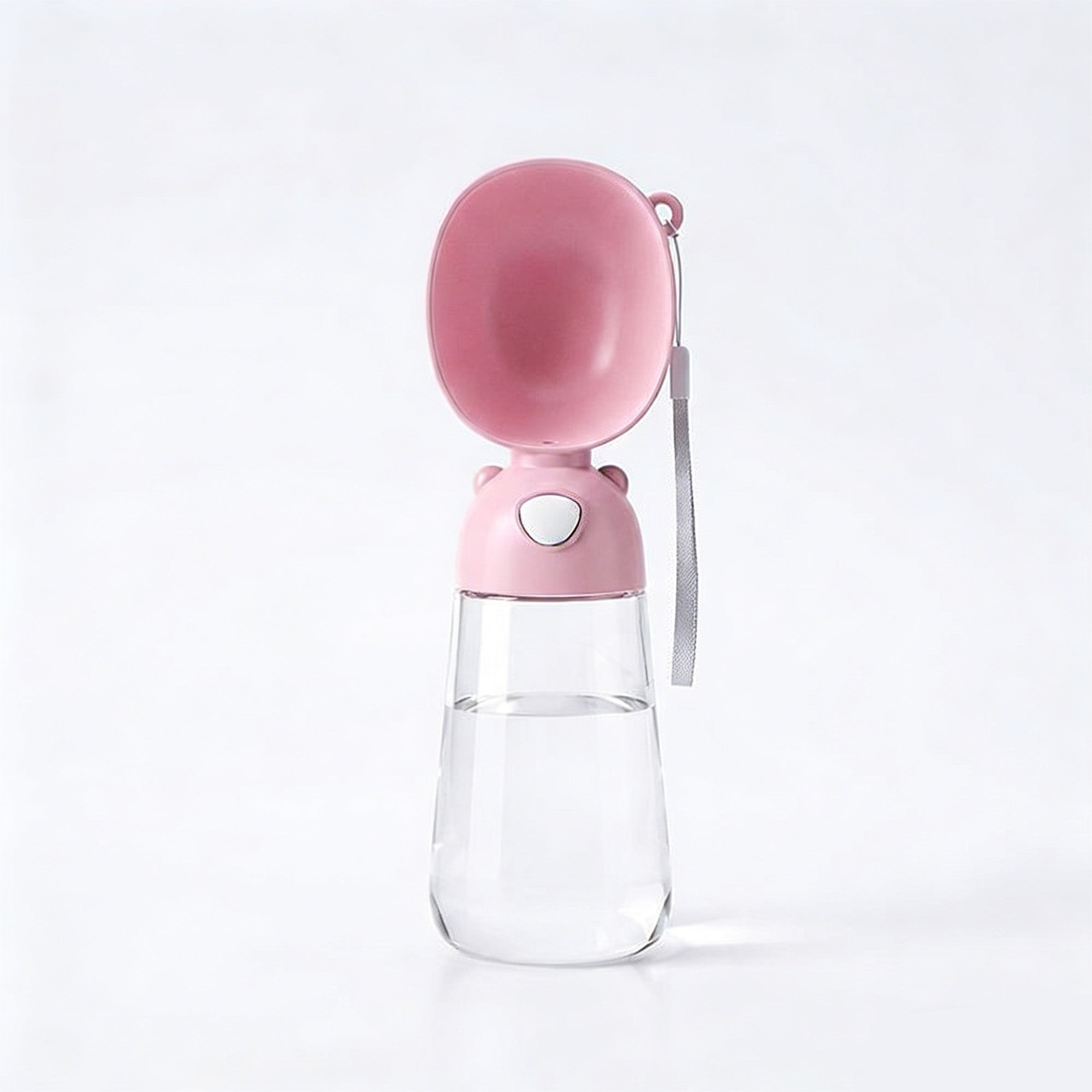 Anna-Kaci Portable Dog Water Bottle with Food Container Travel Pet Water Dispenser Bowl for Dogs