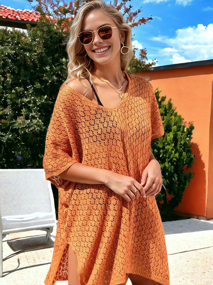 Loose Knitted Beach Bikini Cover-Up