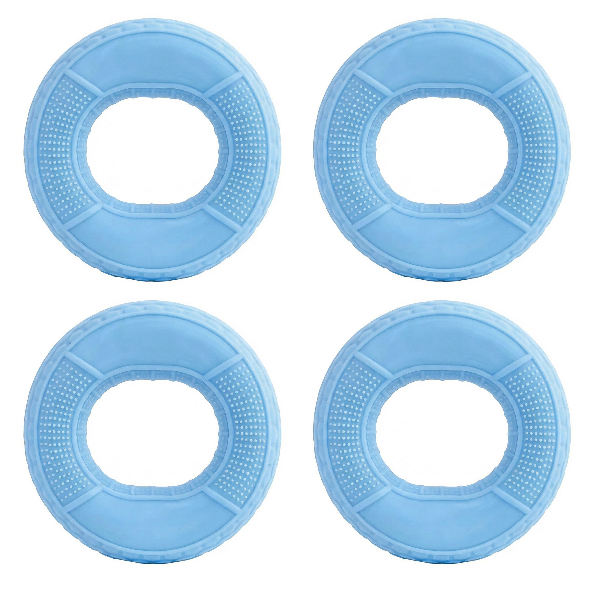 Anna-Kaci 4-PC Hand Grip Strengthener Ring Set with Multiple Resistance Levels
