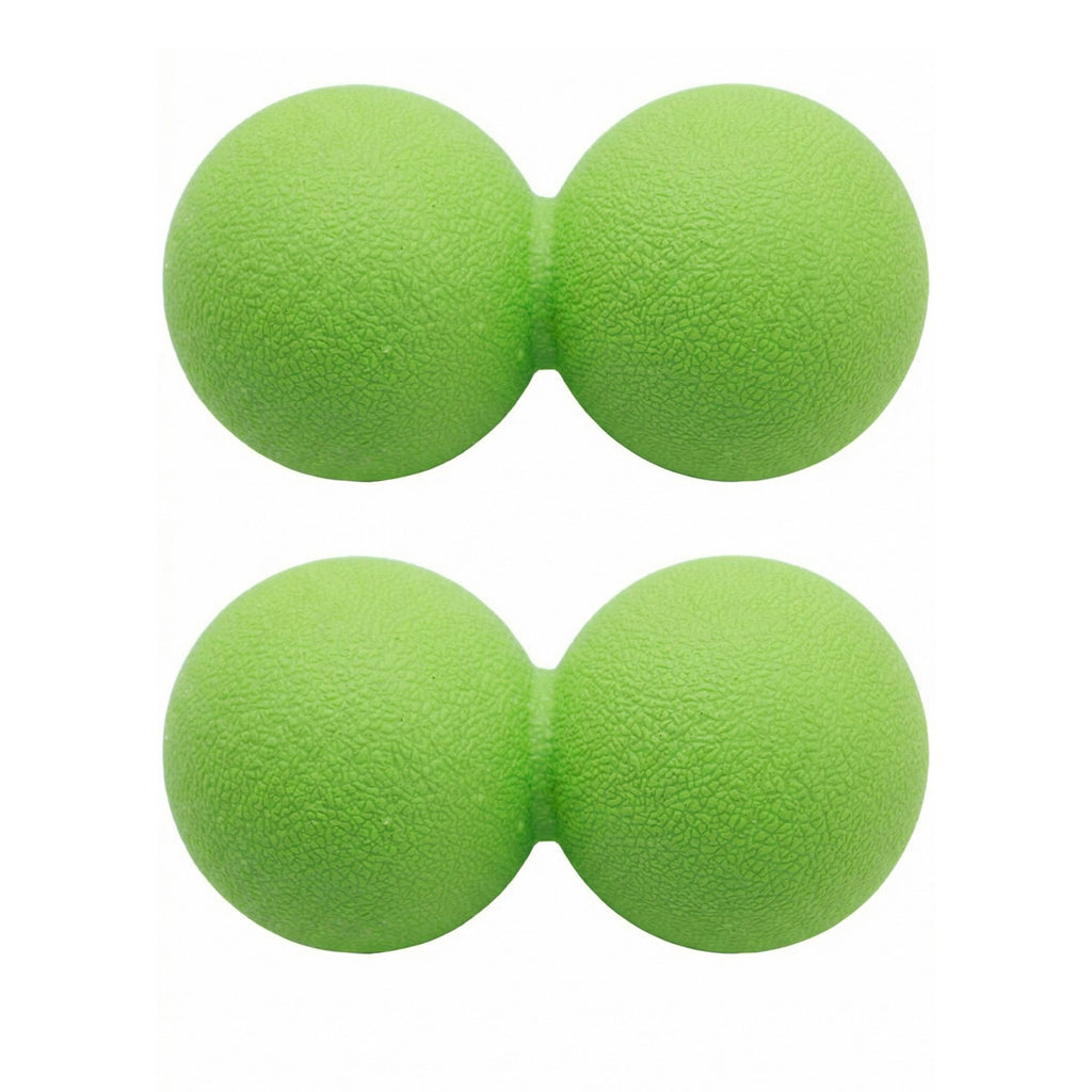 Anna-Kaci 2-PC Peanut Massage Ball for Deep Tissue Back and Foot Muscle Relief