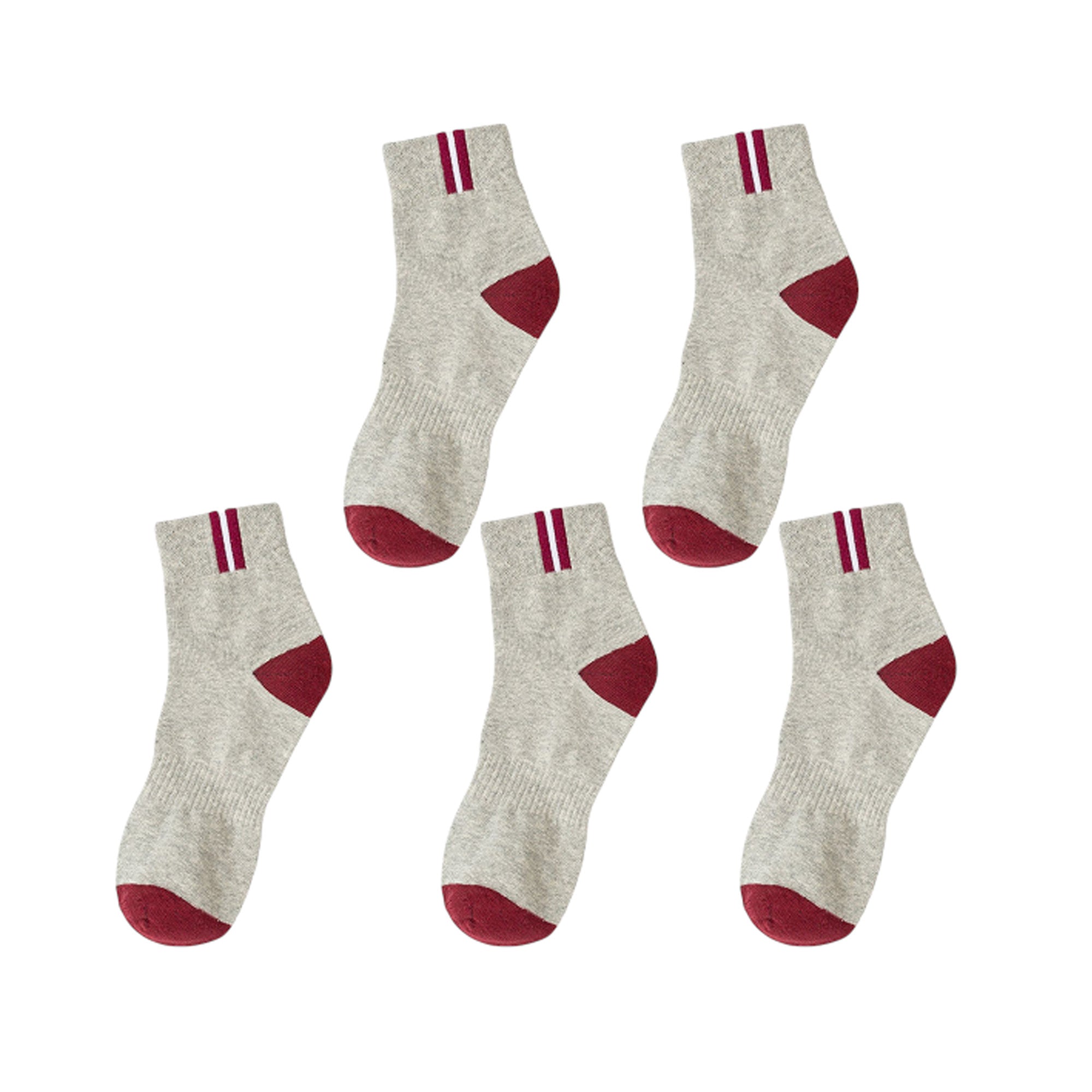 Anna-Kaci Women's 6pk Ankle Athletic Socks - Breathable Cushioned Sports Socks for Running, Gym & Casual Wear