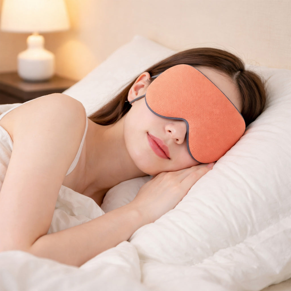 Anna-Kaci Dual-Sided Cooling and Warm Sleep Eye Mask with Adjustable Strap and Light Blocking Design