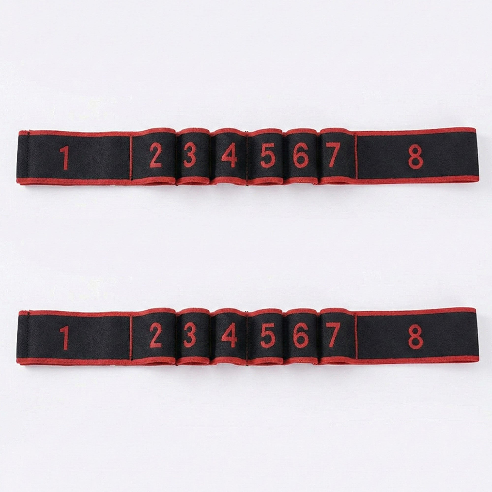 Anna-Kaci 2-PC Fabric Resistance Bands Set 8 Levels Booty Exercise Loop Bands