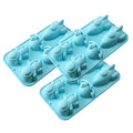 Anna-Kaci 3-Piece Space Theme Silicone Baking Mold Set Rocket Astronaut Cake Chocolate Candy Soap Mold