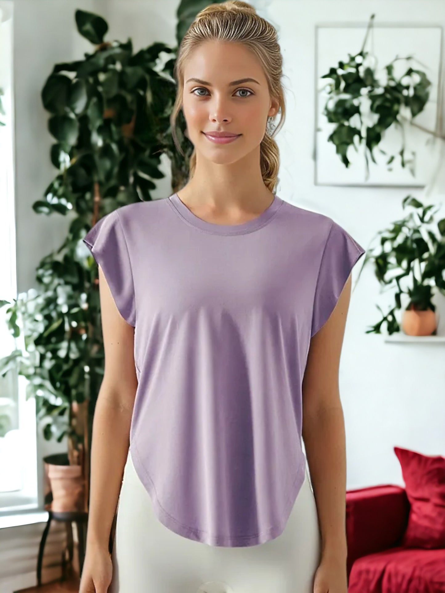 Camiseta deportiva de manga corta, suelta y fresca