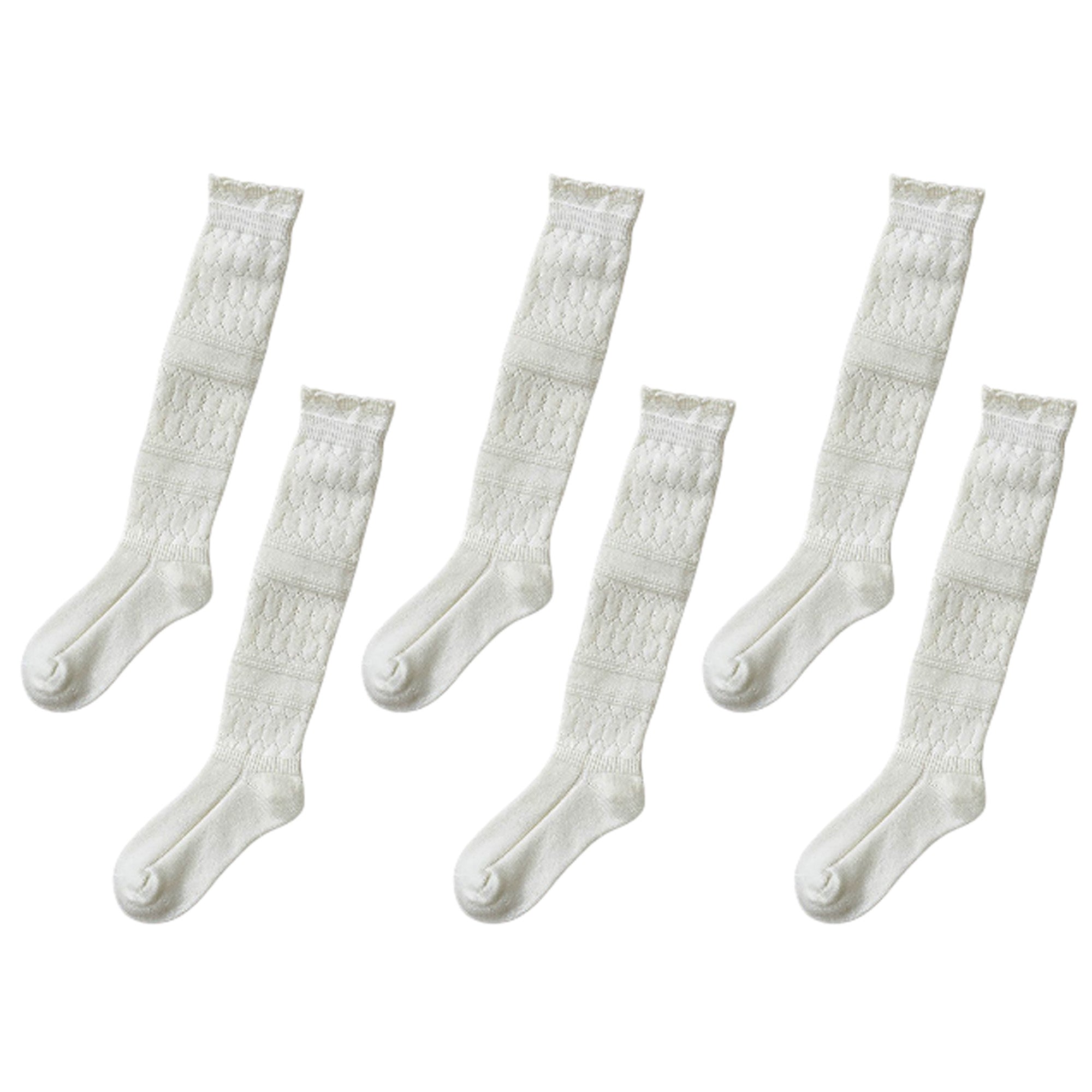 Anna-Kaci Women's 6pk Cable Knit Knee-High Socks - Warm Textured Socks for Casual Winter & Cozy Daily Wear