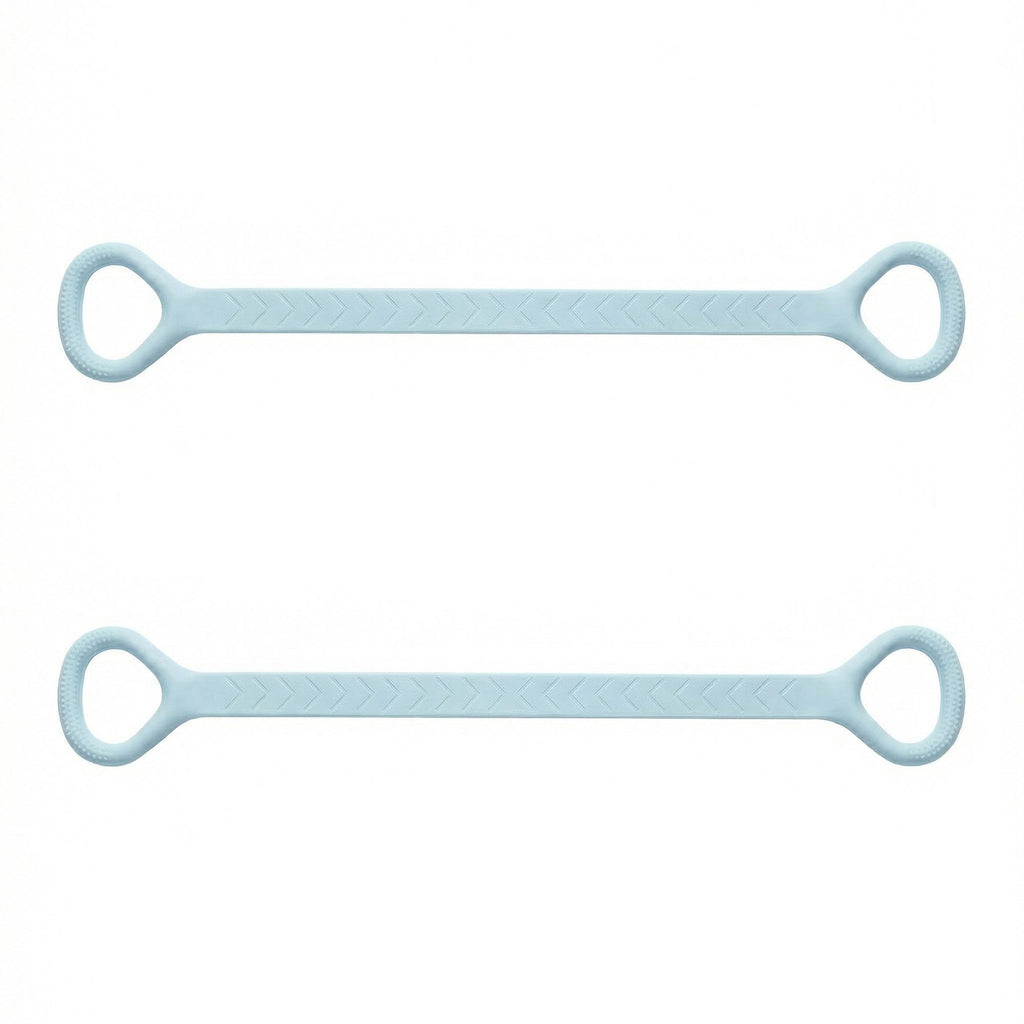 Anna-Kaci 2-PC Resistance Stretch Band with Ergonomic Handles for Upper Body Strength Training