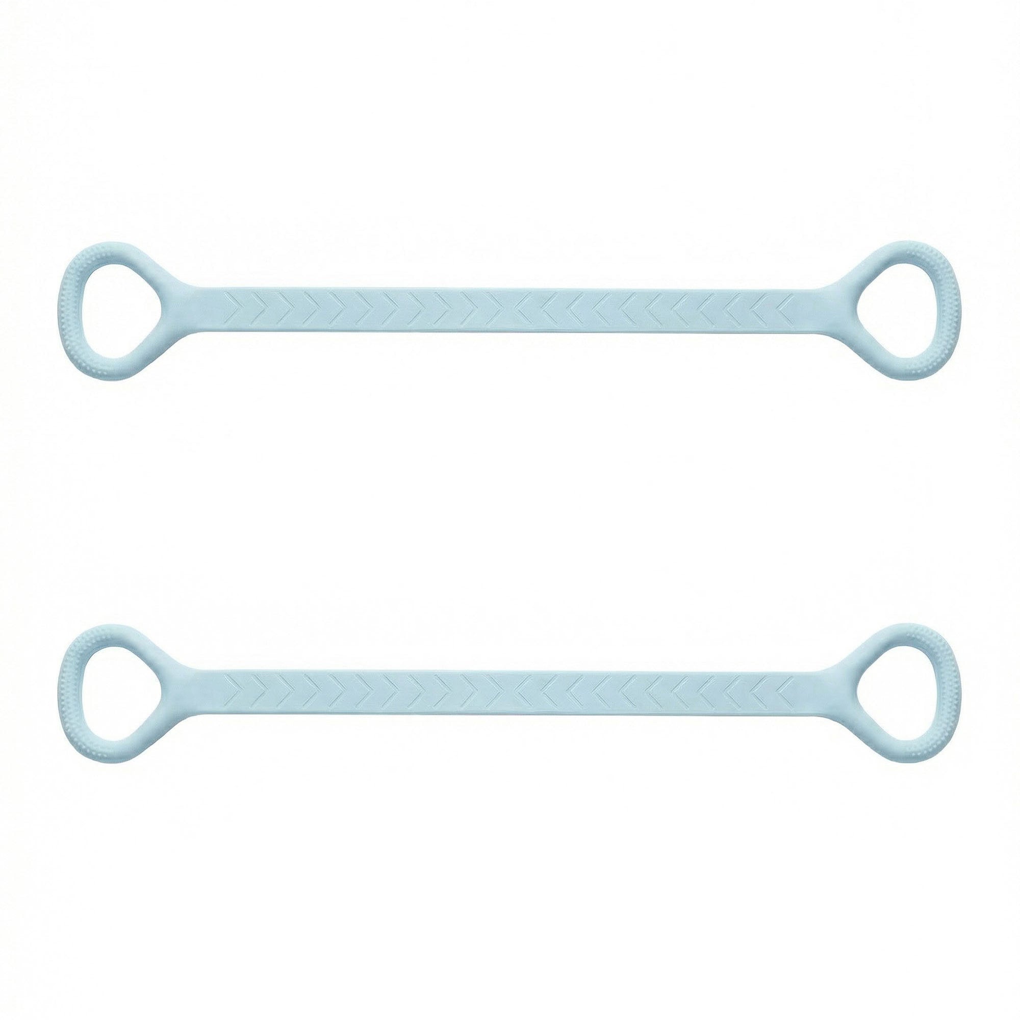 Anna-Kaci 2-PC Resistance Stretch Band with Ergonomic Handles for Upper Body Strength Training