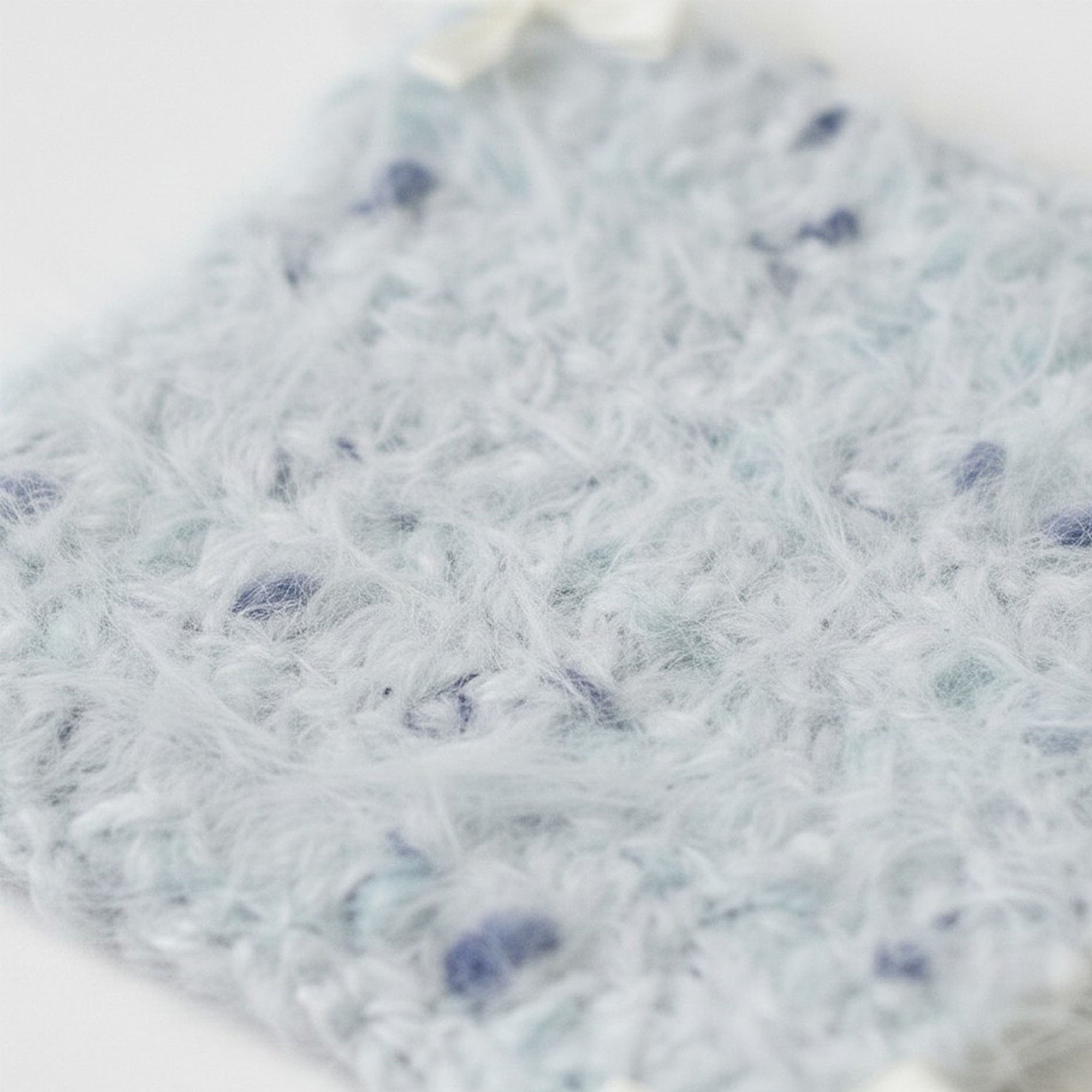 Anna-Kaci Plush Knit Coaster with Bow Corners Soft Table Protector
