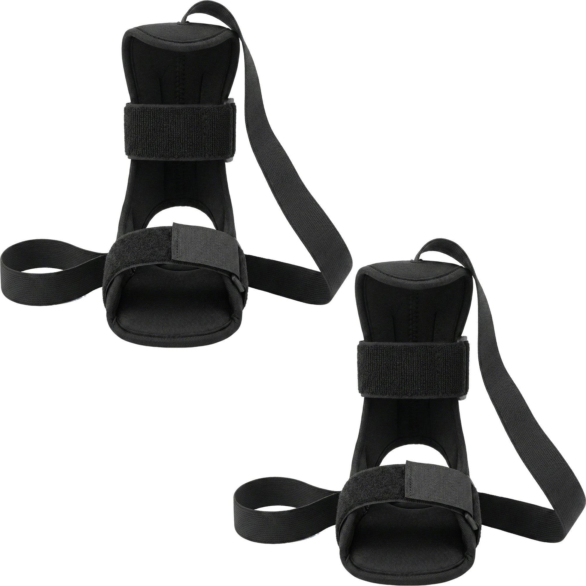 Anna-Kaci 2-PC Stretch Strap with Foot Support Adjustable Yoga Flexibility Band