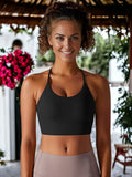 Sujetador deportivo de yoga y fitness con espalda cruzada