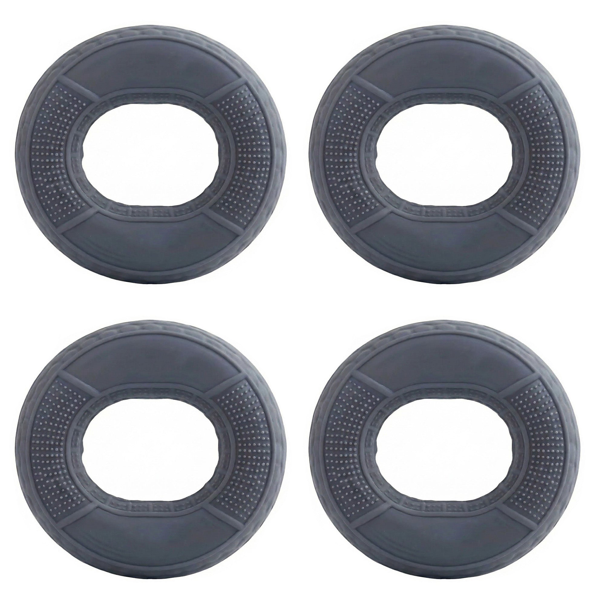 Anna-Kaci 4-PC Hand Grip Strengthener Ring Set with Multiple Resistance Levels