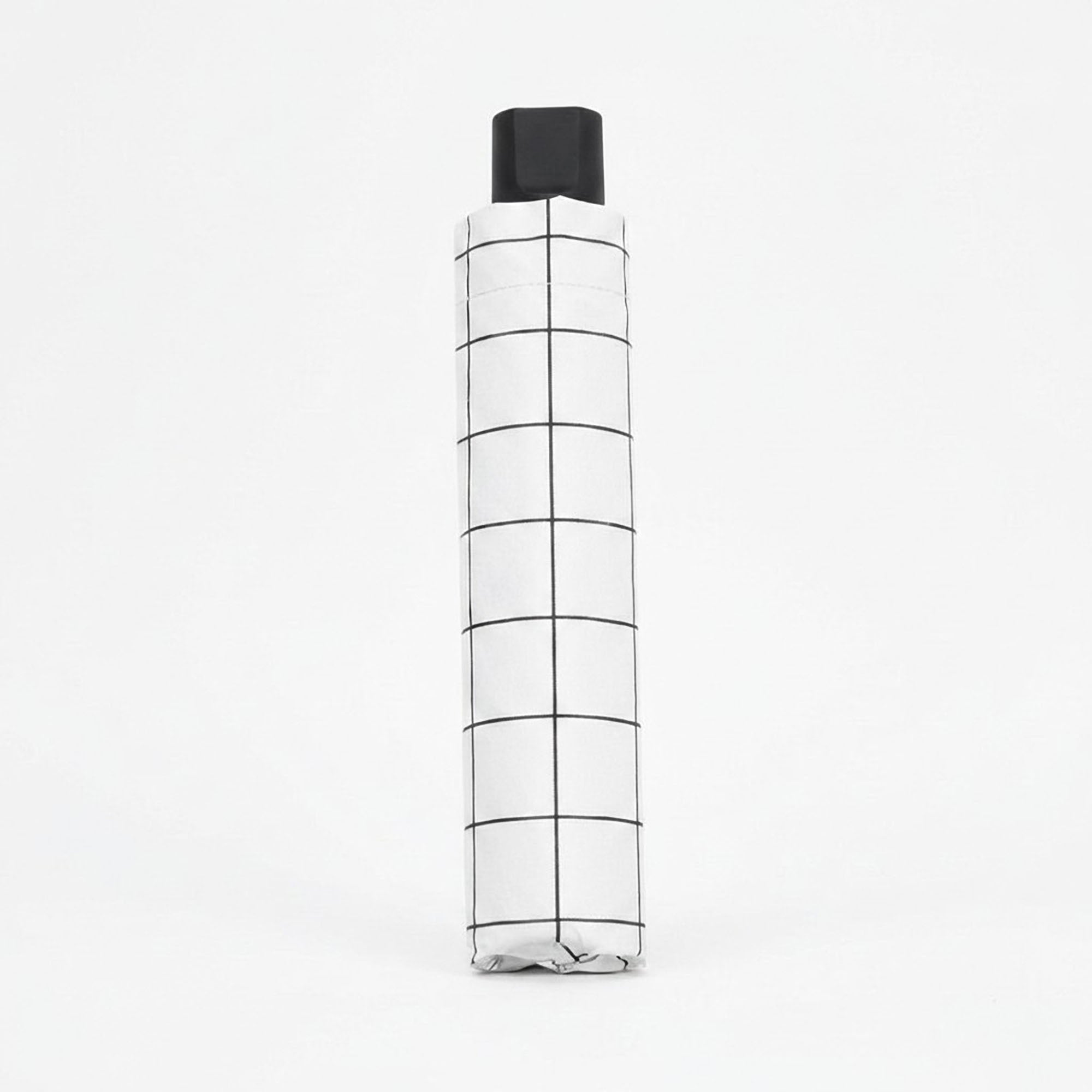 Anna-Kaci Clear Dome Umbrella with Grid Pattern Auto Open Wind Resistant Frame and Curved Handle Design