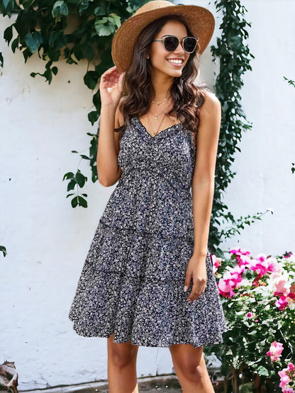 Spring Ruffle Dainty Dress