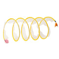 Anna-Kaci Collapsible Cat Spring Tunnel Toy with Mesh Fabric Hanging Ball Interactive Cat Toy