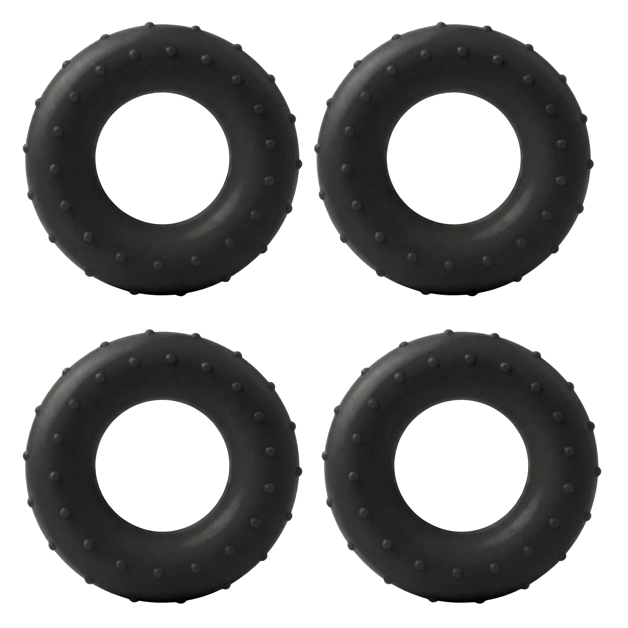 Anna-Kaci 4-PC Hand Grip Strengthener Ring for Forearm and Finger Training