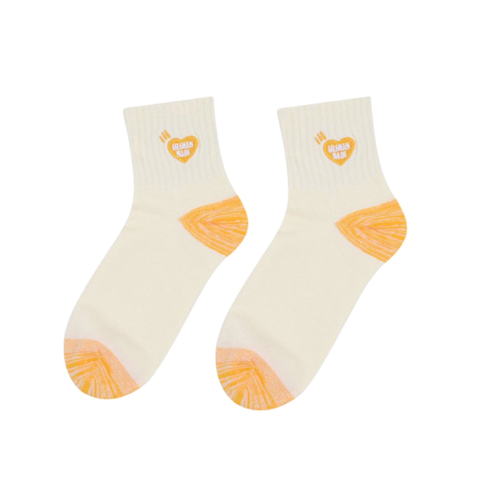 Anna-Kaci 2-Pack Cotton Valentine Heart Embroidered Socks Casual Colorful Socks