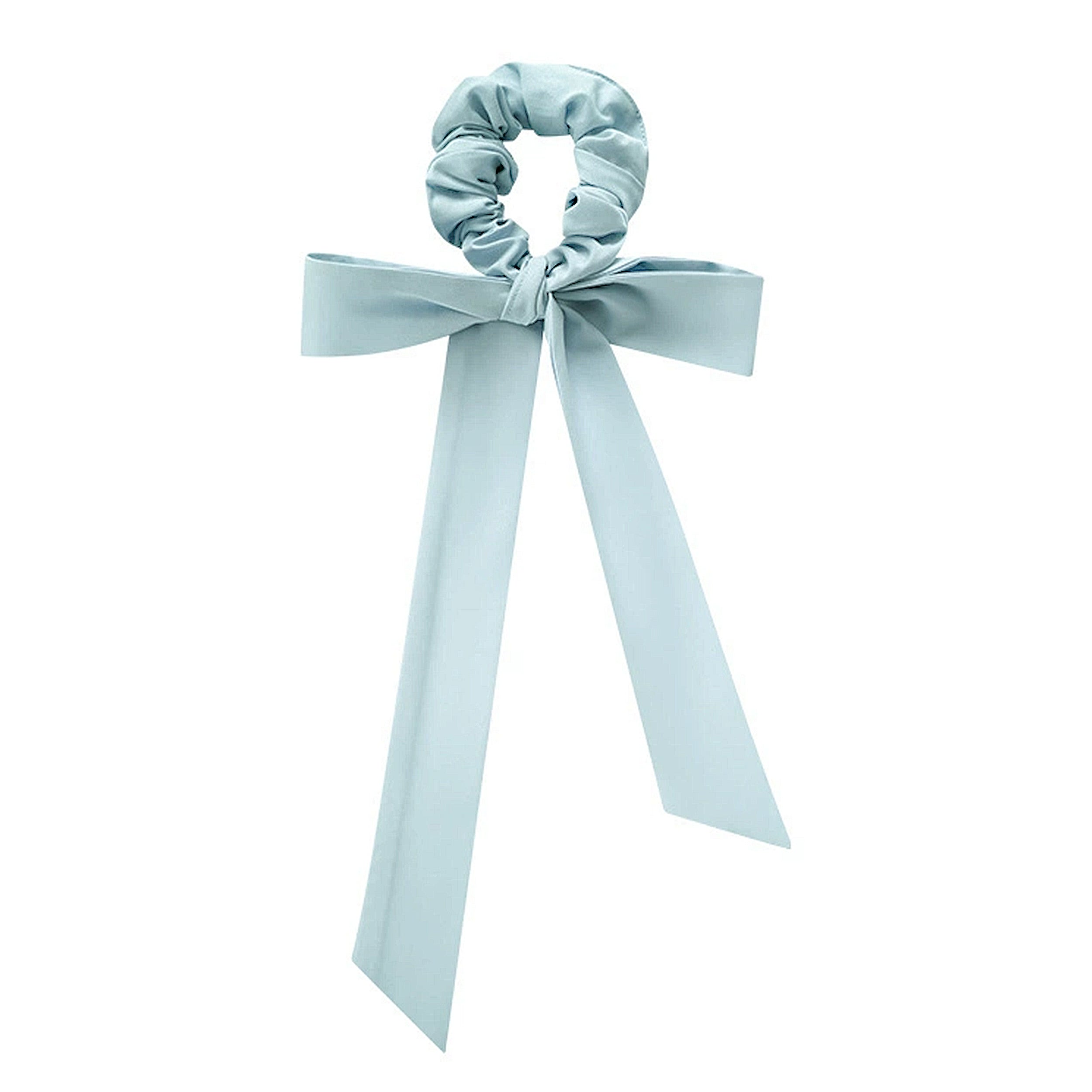 Anna-Kaci Elastic Hair Ties with Long Bows, Hair Scrunchies with Knotted Bow Ribbon for Women Girls