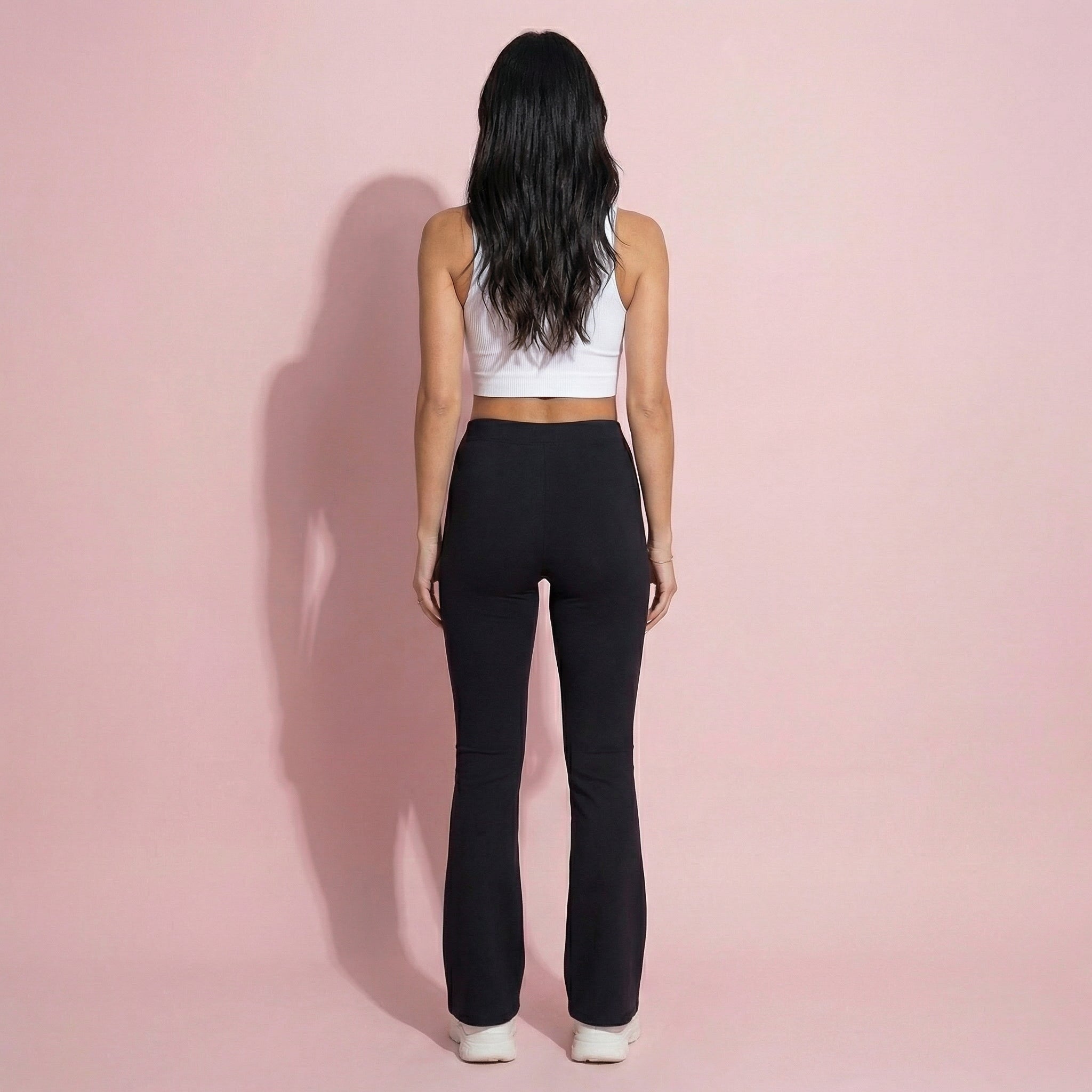 Anna-Kaci Active Women's High Waist Flare Leg Yoga Pants with Stretch Fit and Contoured Waistband