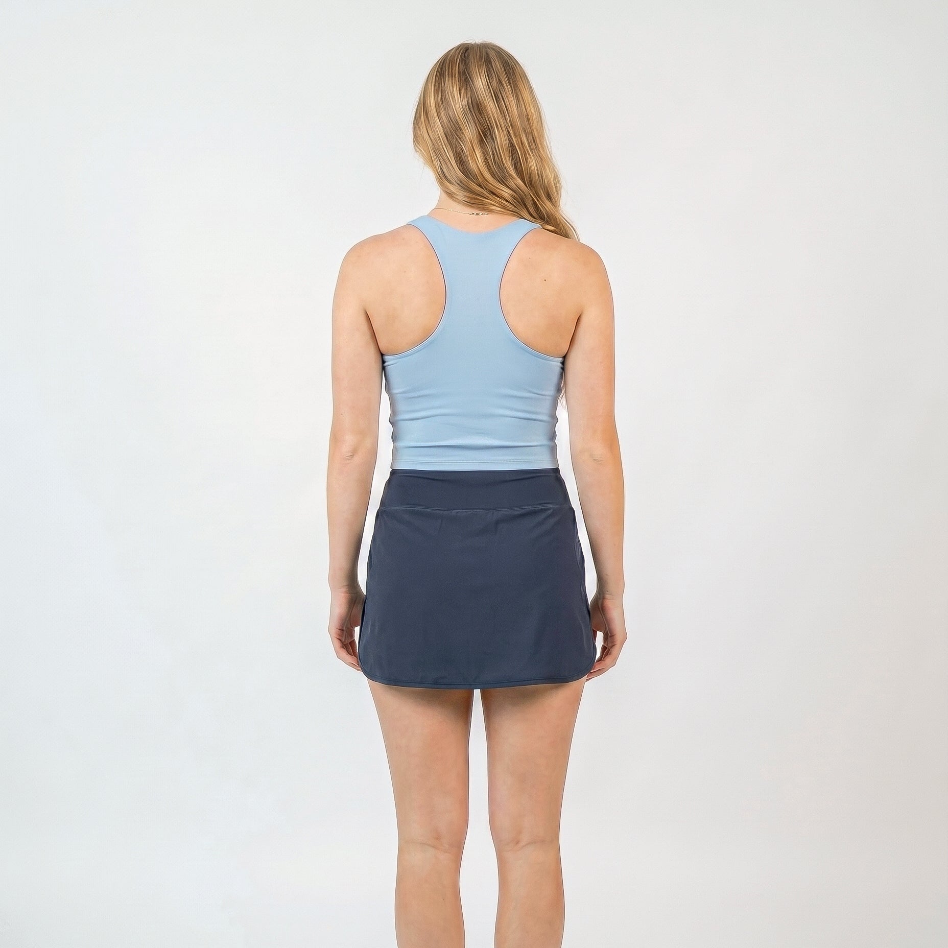 Anna-Kaci Women's High Waist Athletic Skirted Shorts with Pocket Detail