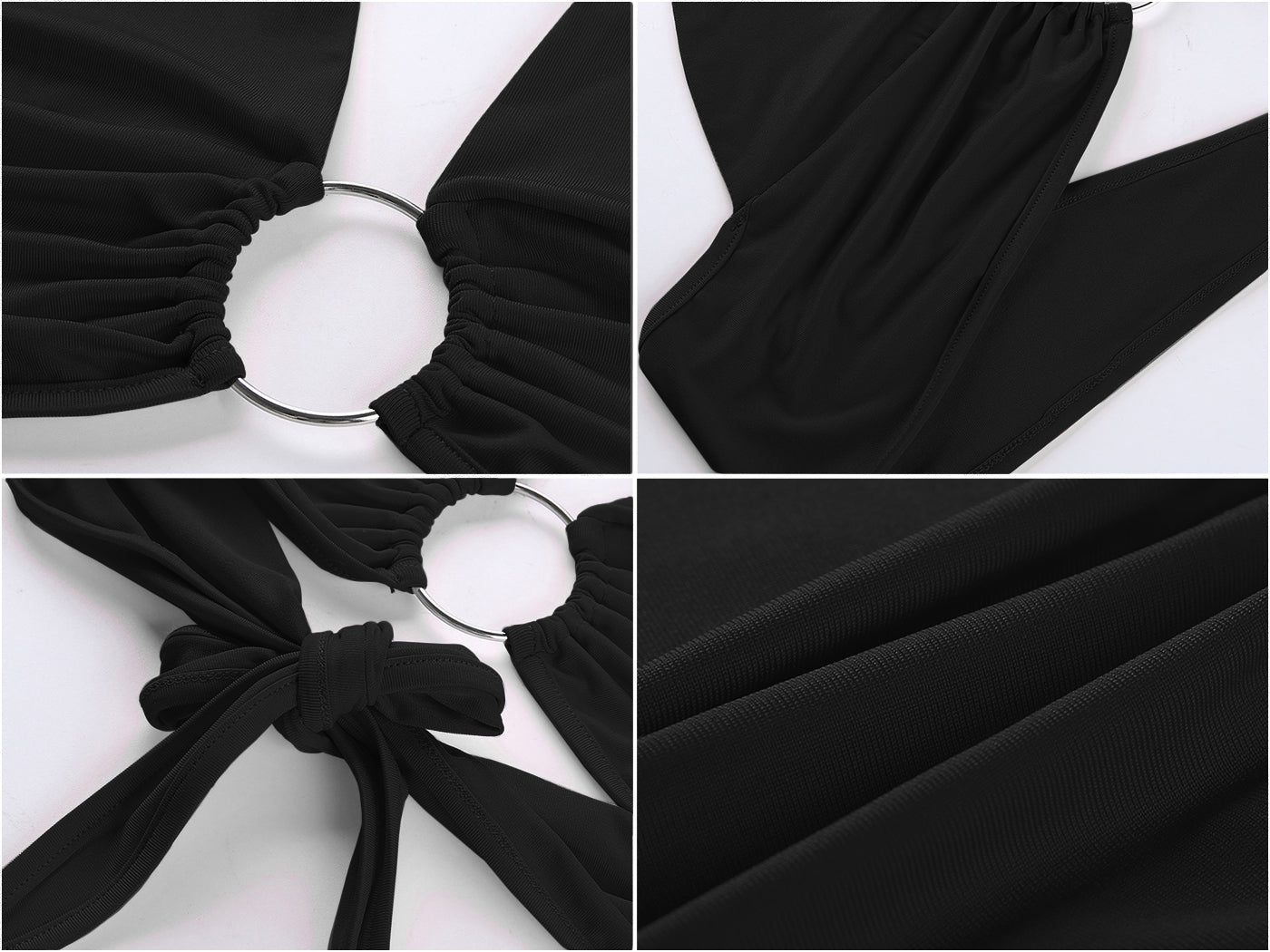 Top tubo con cuello halter y bandera estadounidense