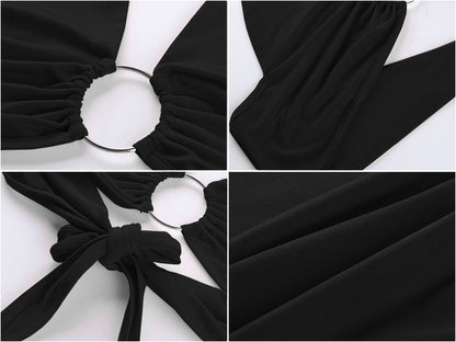 American Flag Halterneck Tube Top