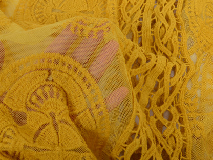 Cárdigan de crochet de encaje para mujer, traje de baño de bikini largo transparente 