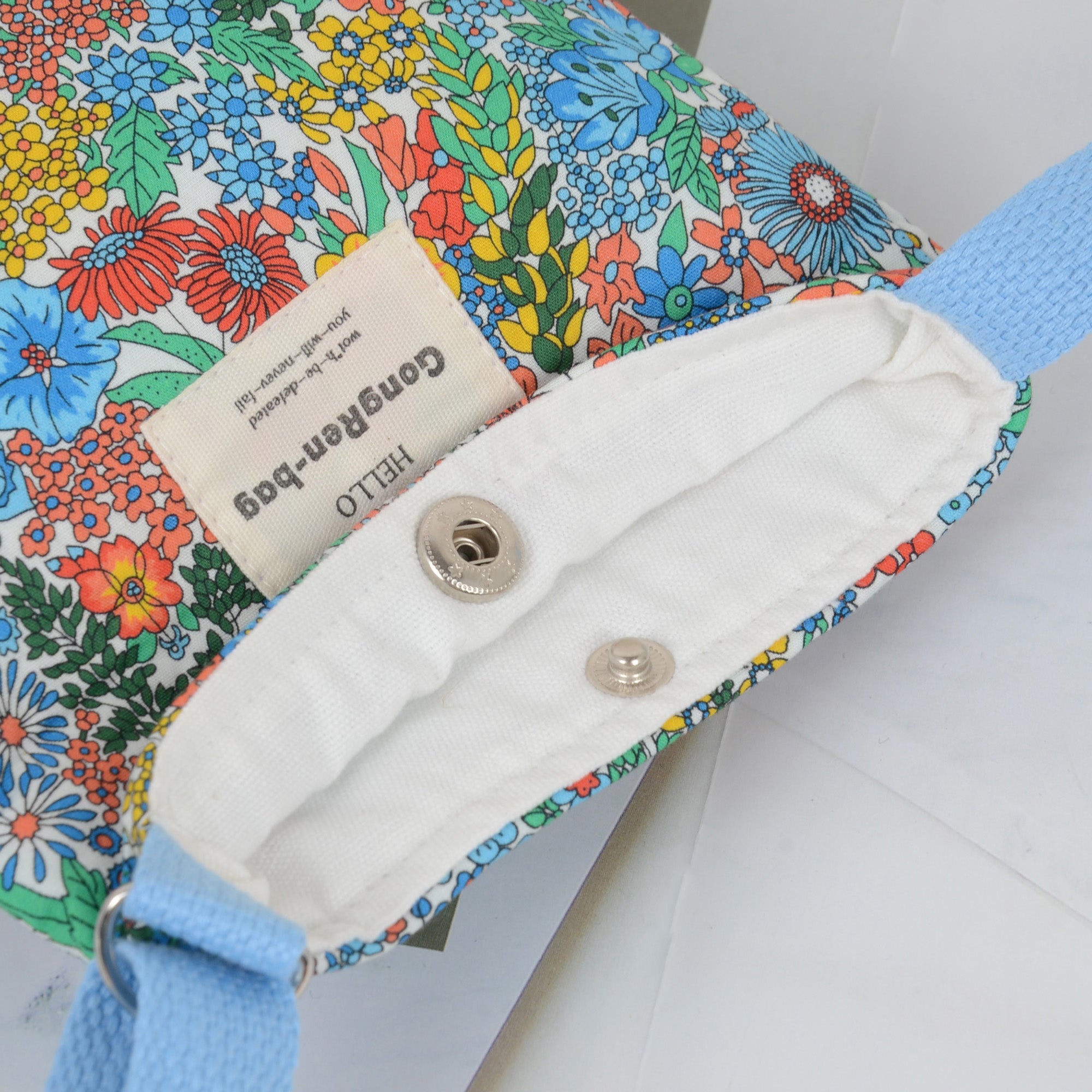 Anna-Kaci Women's Floral Canvas Crossbody Bag-Colorful Artistic Shoulder Purse