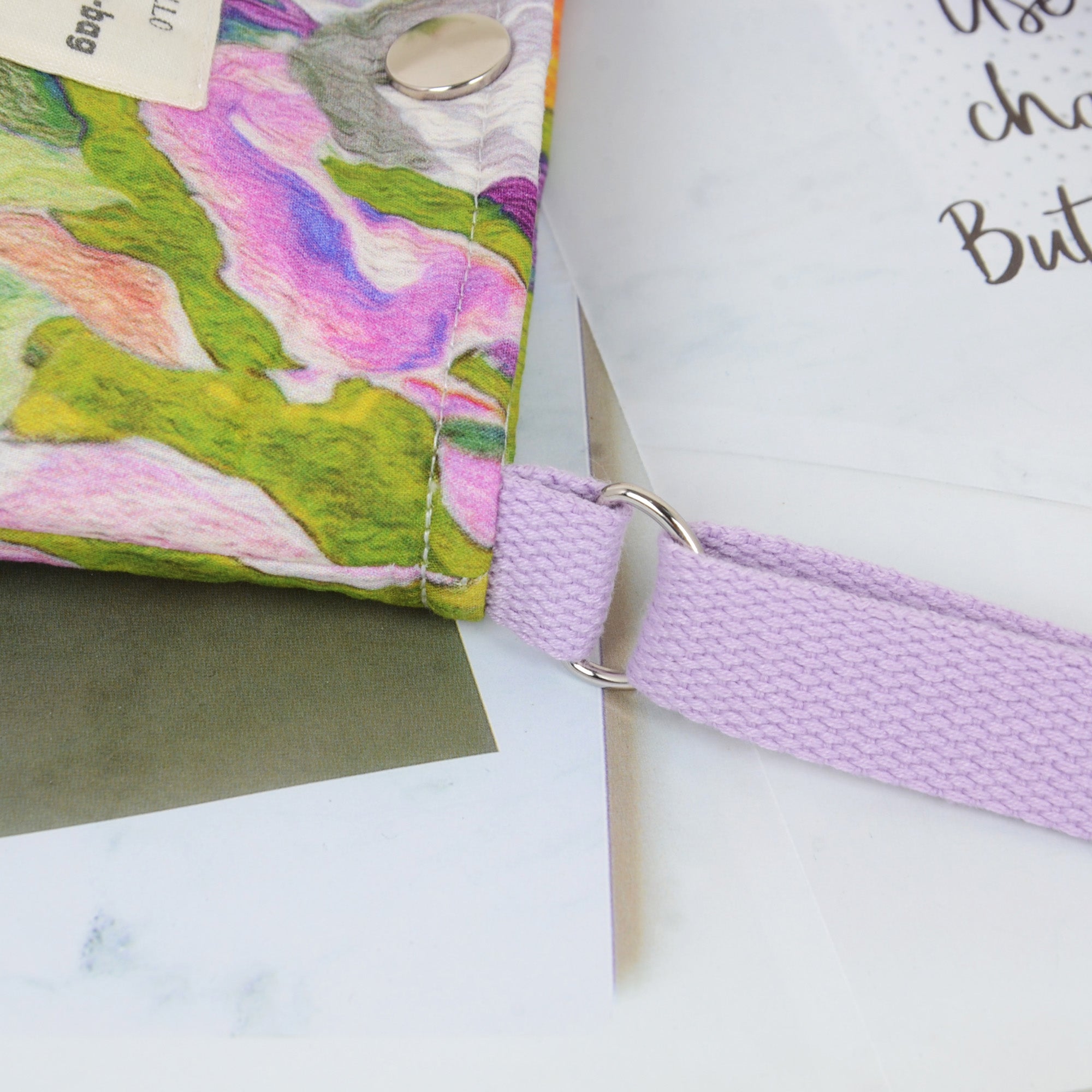 Anna-Kaci Women's Floral Canvas Crossbody Bag-Colorful Artistic Shoulder Purse