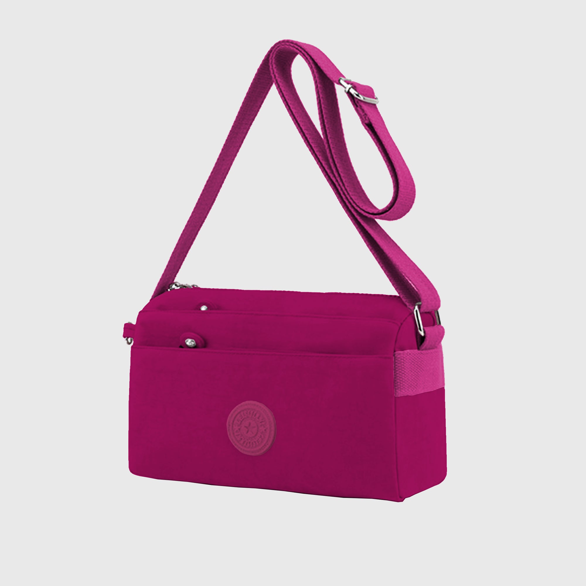 Anna-Kaci Women's Lightweight Nylon Crossbody Bag-Compact Travel Shoulder Purse