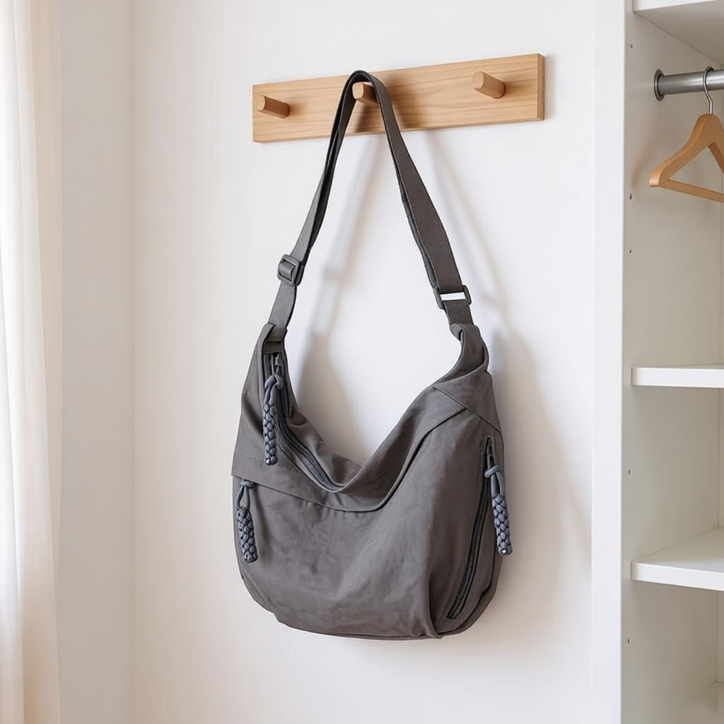 Anna-Kaci Women's Casual Canvas Hobo Shoulder Bag