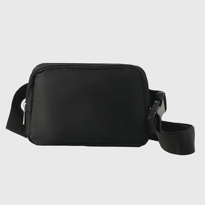 Anna-Kaci Canvas Chest Bag - Compact Crossbody Shoulder Bag