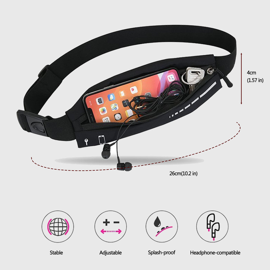Anna-Kaci Adjustable Waist Bag - Splash - Proof Running Belt