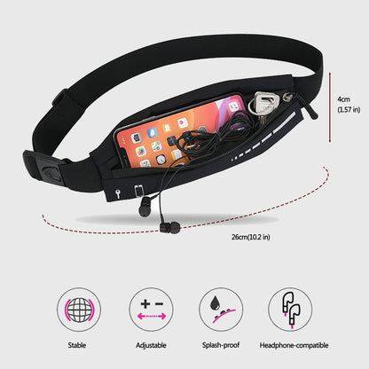 Anna-Kaci Adjustable Waist Bag - Splash - Proof Running Belt