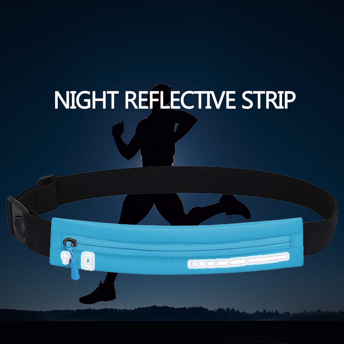 Anna-Kaci Adjustable Waist Bag - Splash - Proof Running Belt